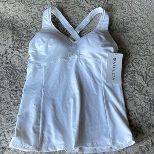 NWT Athleta be bold support top in white size small